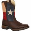 Durango LIL' Kids' Texas Flag Western Boot, BROWN/TEXAS FLAG, ME, Size 4 BT246